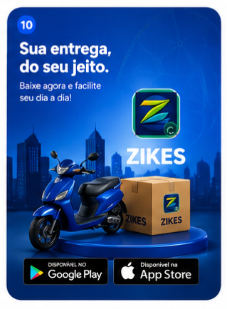 ZIKES para entregas do dia a dia